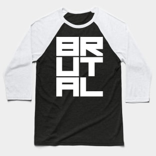 Brutal logo Baseball T-Shirt